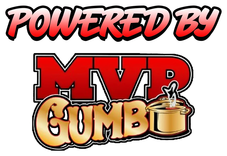 Powered by MVP GUMBO in red and gold